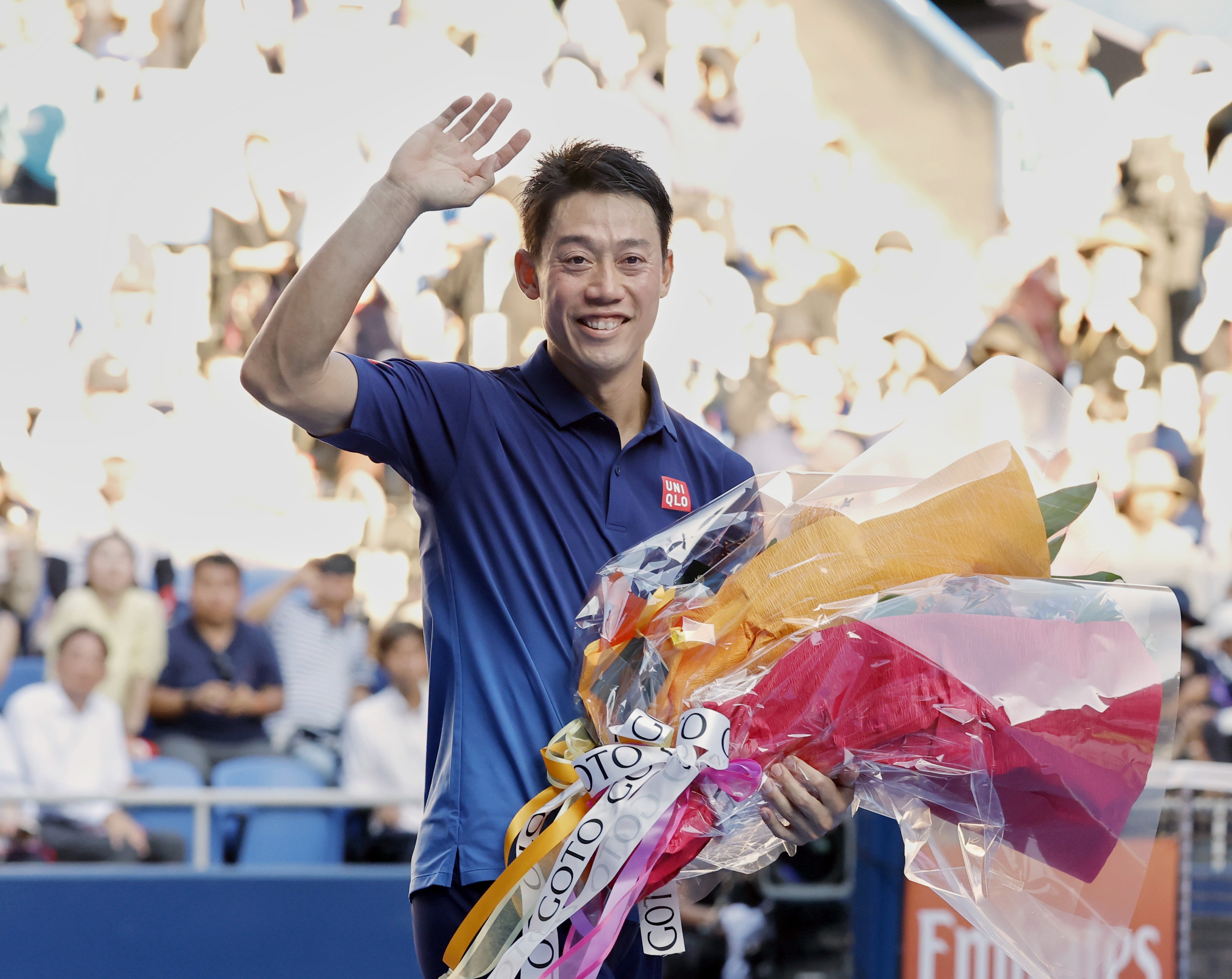 Kei Nishikori se despide del tenis con emotiva derrota en el Abierto de Japón