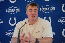 Bernhard Raimann, de fanático en Wembley a titular de los Colts en un regreso especial a Londres