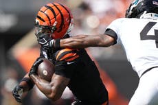 Ja'Marr Chase fuera por conmoción tras caer al suelo en partido de Bengals ante Jaguars