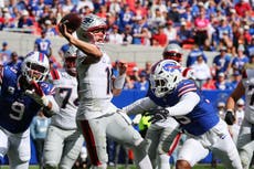 Maye supera sus dos pérdidas con 3 pases de TD en triunfo de Patriots 29-26 ante Bills