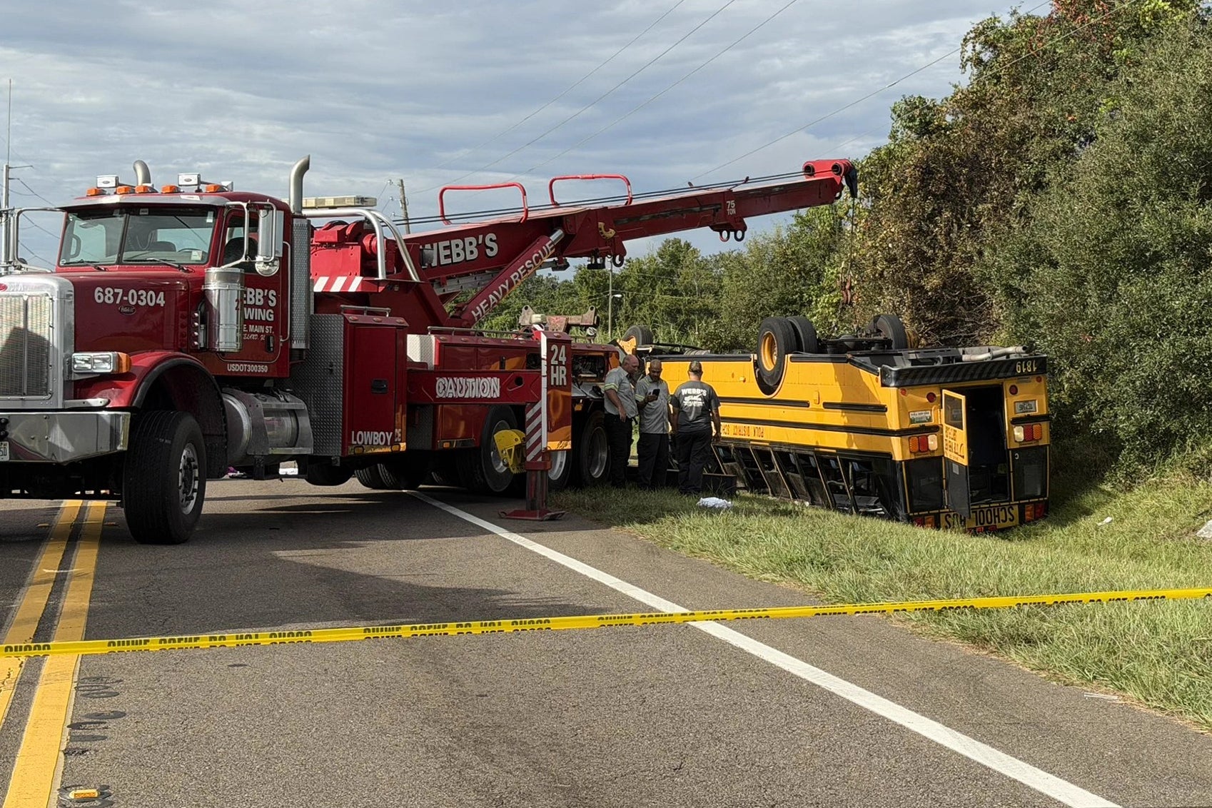 FLORIDA-ACCIDENTE BUS ESCOLAR