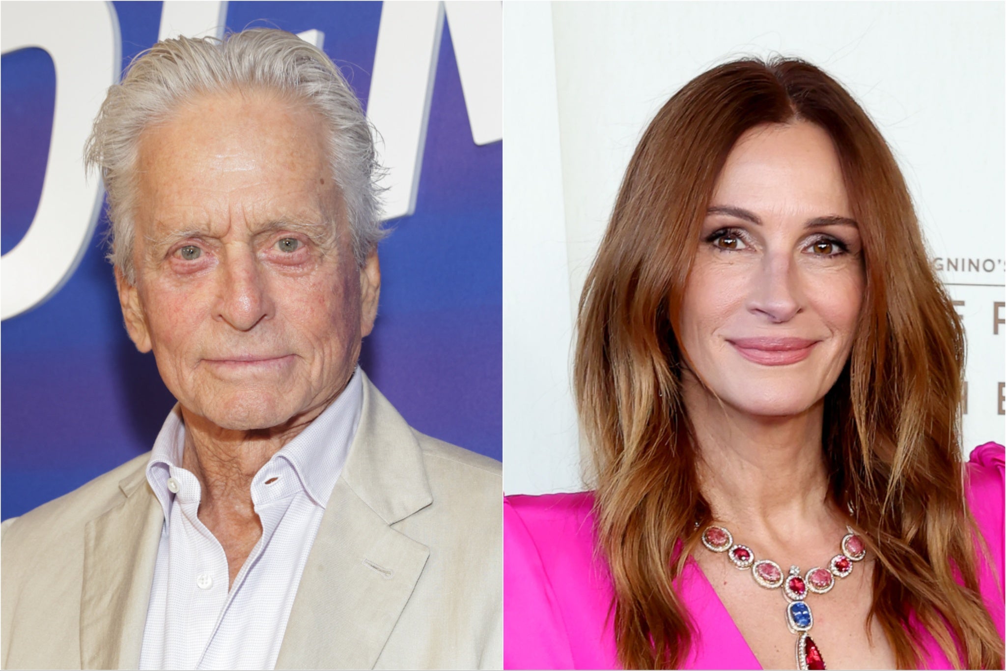 Michael Douglas afirma que no siguió siendo amigo de Julia Roberts después de ofenderla en una fiesta de los Globos de Oro en 1990