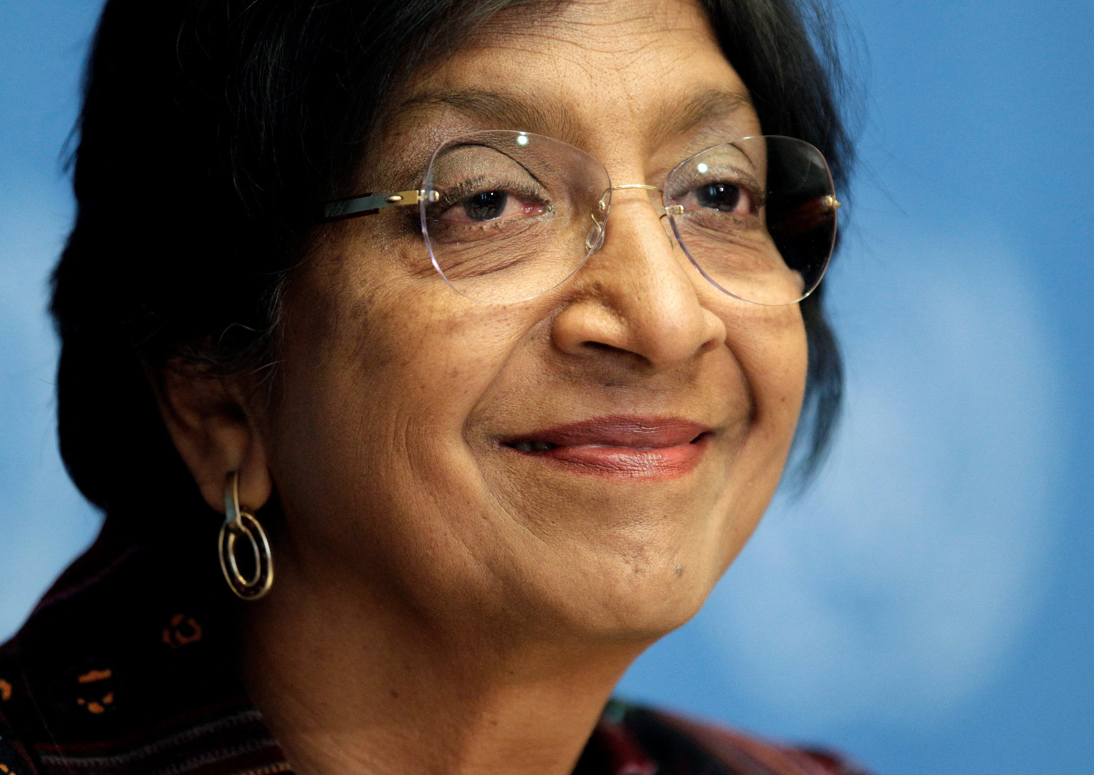 Navi Pillay bromeó con que compartiría el premio con Trump