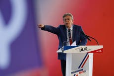 Candidato izquierdista francés se solidariza con manifestantes jóvenes