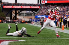 Drake Maye logra 5 TD y los Patriots arrollan 45-17 a los Raiders
