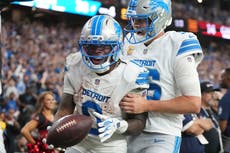 Goff y Gibbs lideran el ataque de Lions en triunfo 45-21 sobre Cardinals