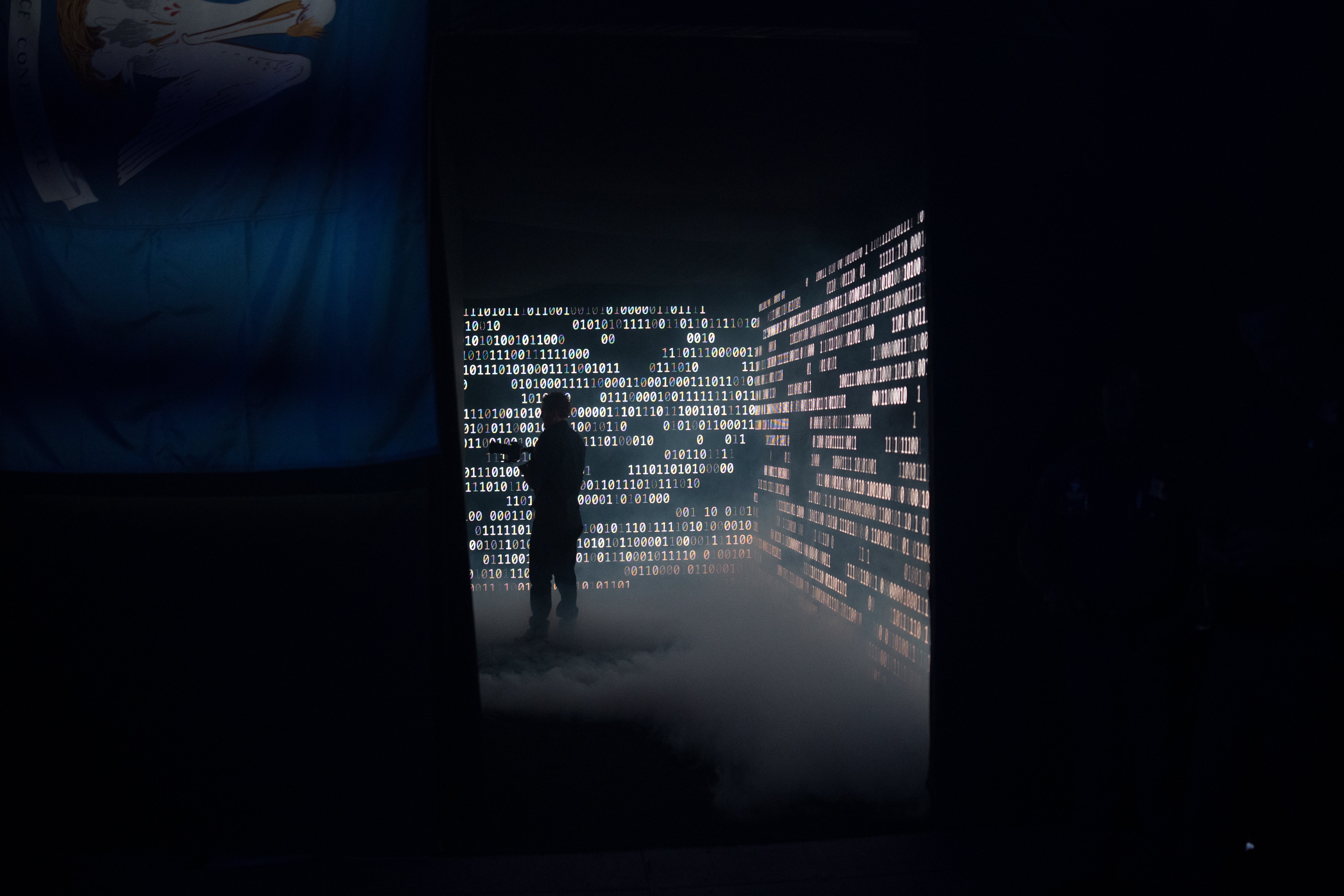 <p>Un acto de presentación de River Bend, el centro de datos de inteligencia artificial de Hut 8 que se encuentra en construcción, el 5 de octubre de 2026 en Saint Francisville, Luisiana</p>