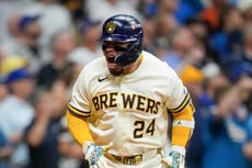 William Contreras enciende a los Cerveceros con un jonrón de 436 pies y un show al correr las bases