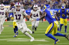 Allen carga con los Bills y consigue esconder fallas de una defensa en apuros