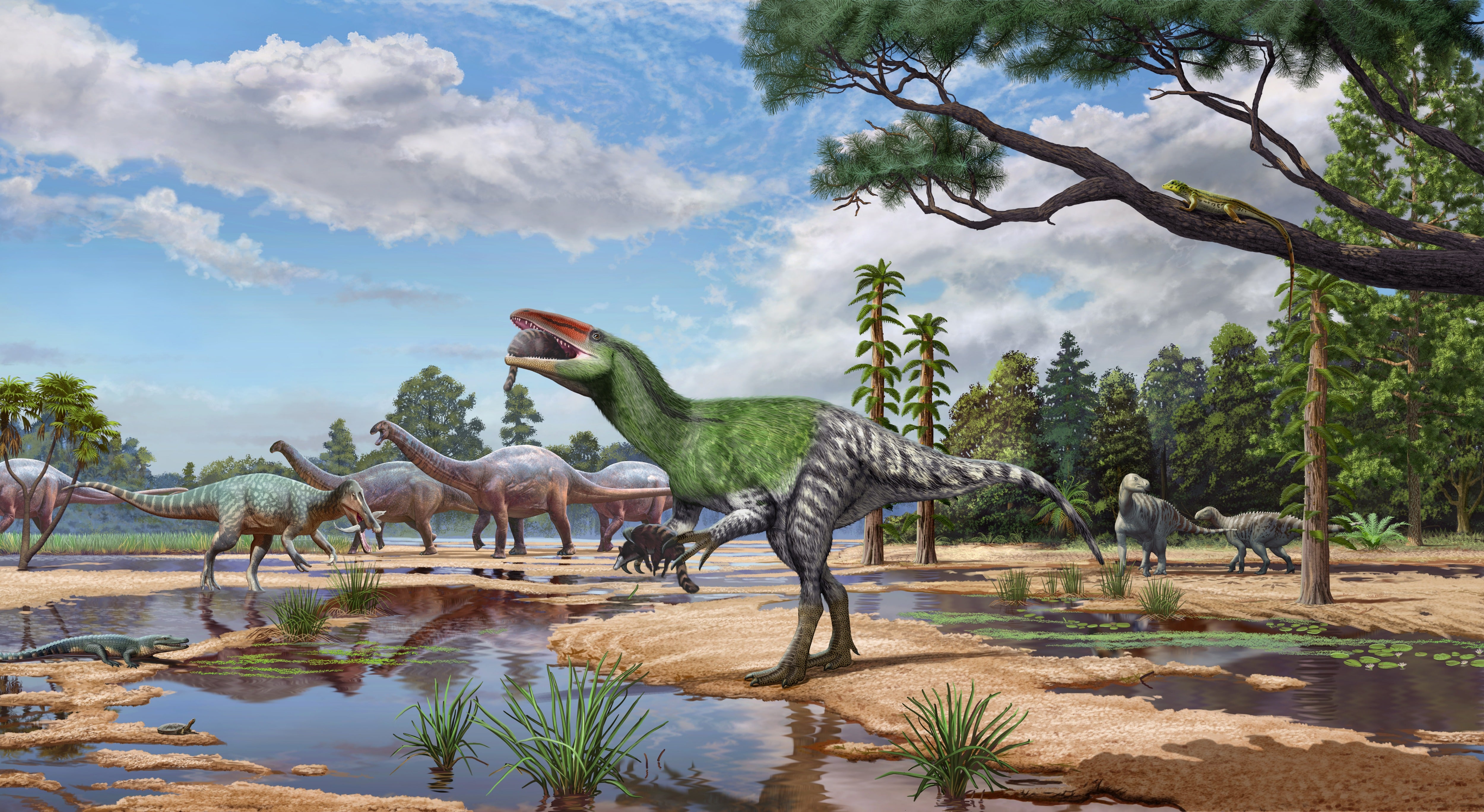El nuevo dinosaurio terópodo, ‘Invictibellatrix amberina’
