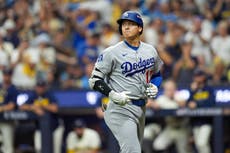 Shohei Ohtani estará en la alineación de los Dodgers para el Juego 3 ante Cerveceros
