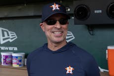 Astros de Houston no renuevan el contrato de Joe Espada y se separan de su mánager