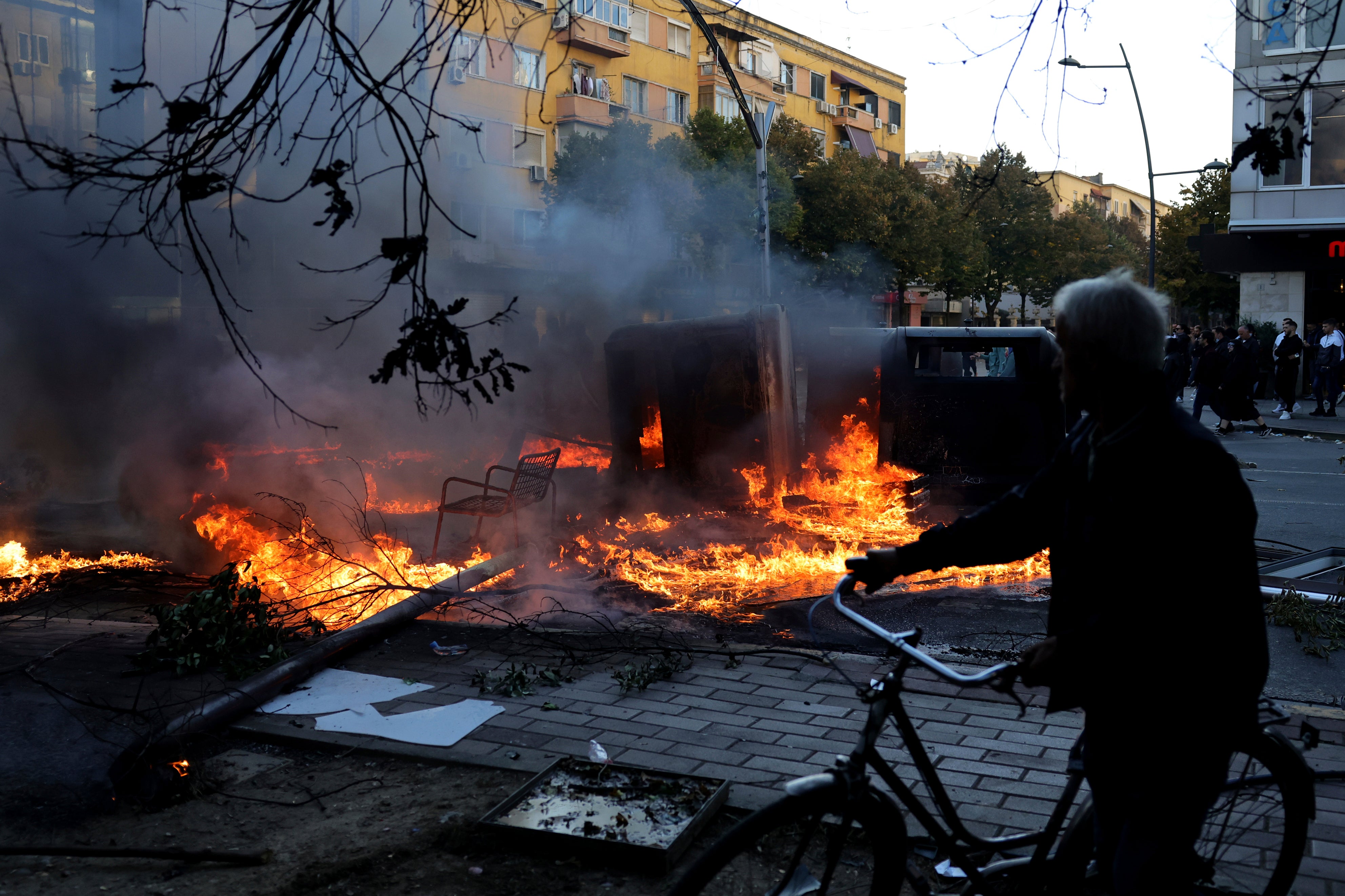 ALBANIA-PROTESTAS