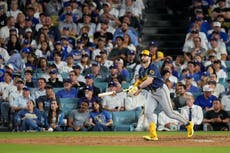 Cerveceros barren a bicampeones Dodgers y avanzan a la Serie Mundial por 1ª vez desde 1982