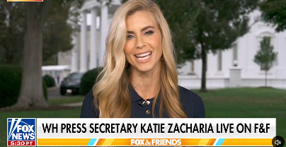 Katie Zacharia, la cuestionada portavoz de la Casa Blanca, parece haber dejado en evidencia al presidente Donald Trump al afirmar que nunca le hicieron preguntas sobre su formación jurídica