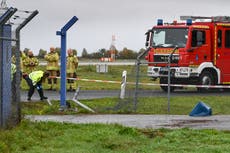 Alemania investiga agujero abierto en valla de aeropuerto de Leipzig