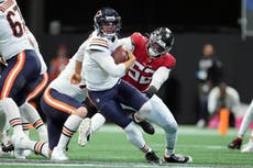 Caleb Williams regresa tras perderse 3 juegos y Bears vencen 31-23 a Falcons