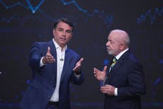 Lula y Flávio Bolsonaro intercambian críticas en 1er debate antes del balotaje presidencial
