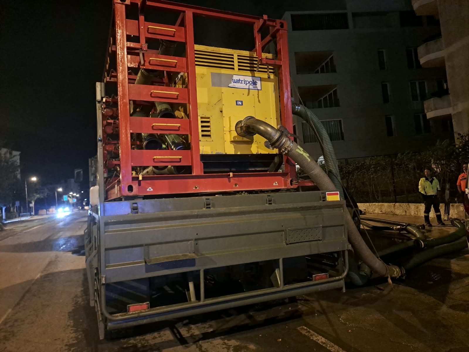 Se llevaron a cabo operaciones de bombeo de agua en varios garajes de Ibiza