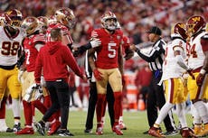 Mike Evans abandona el triunfo de los 49ers por una tendinitis de Aquiles agravada