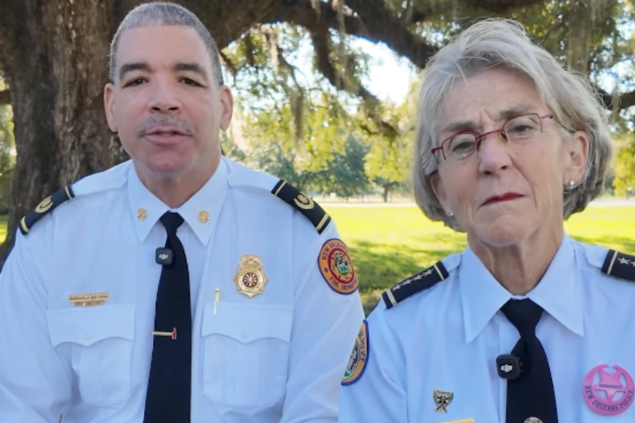En un video junto a la jefa de Policía Anne Kirkpatrick, el jefe del Departamento de Bomberos de Nueva Orleans, Roman Nelson, informó que un niño de nueve años sufrió quemaduras en más del 70 % de su cuerpo tras participar en el “reto del fuego” que circula en redes sociales