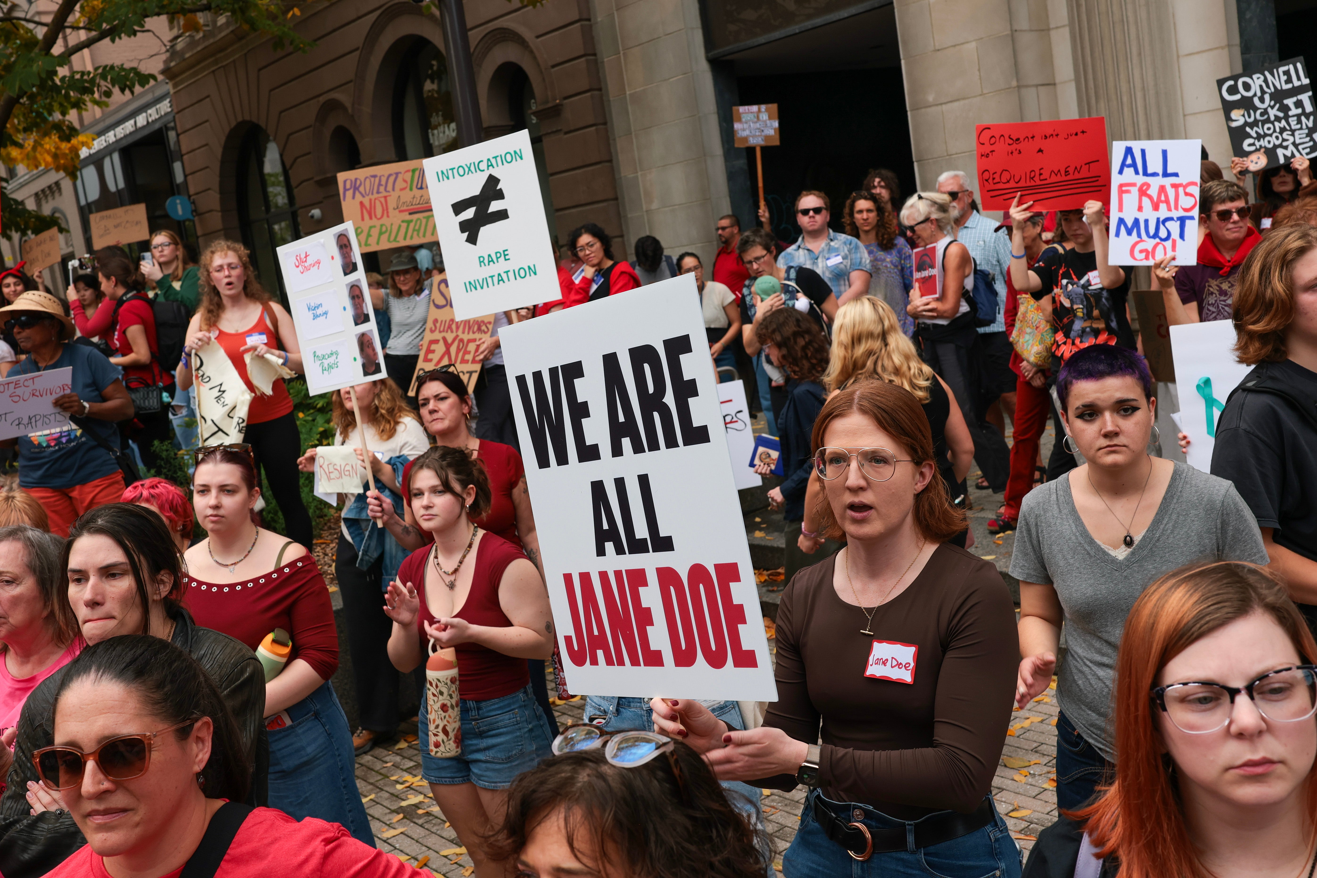La demanda de Doe provocó protestas tanto en Cornell como en todo EE. UU.