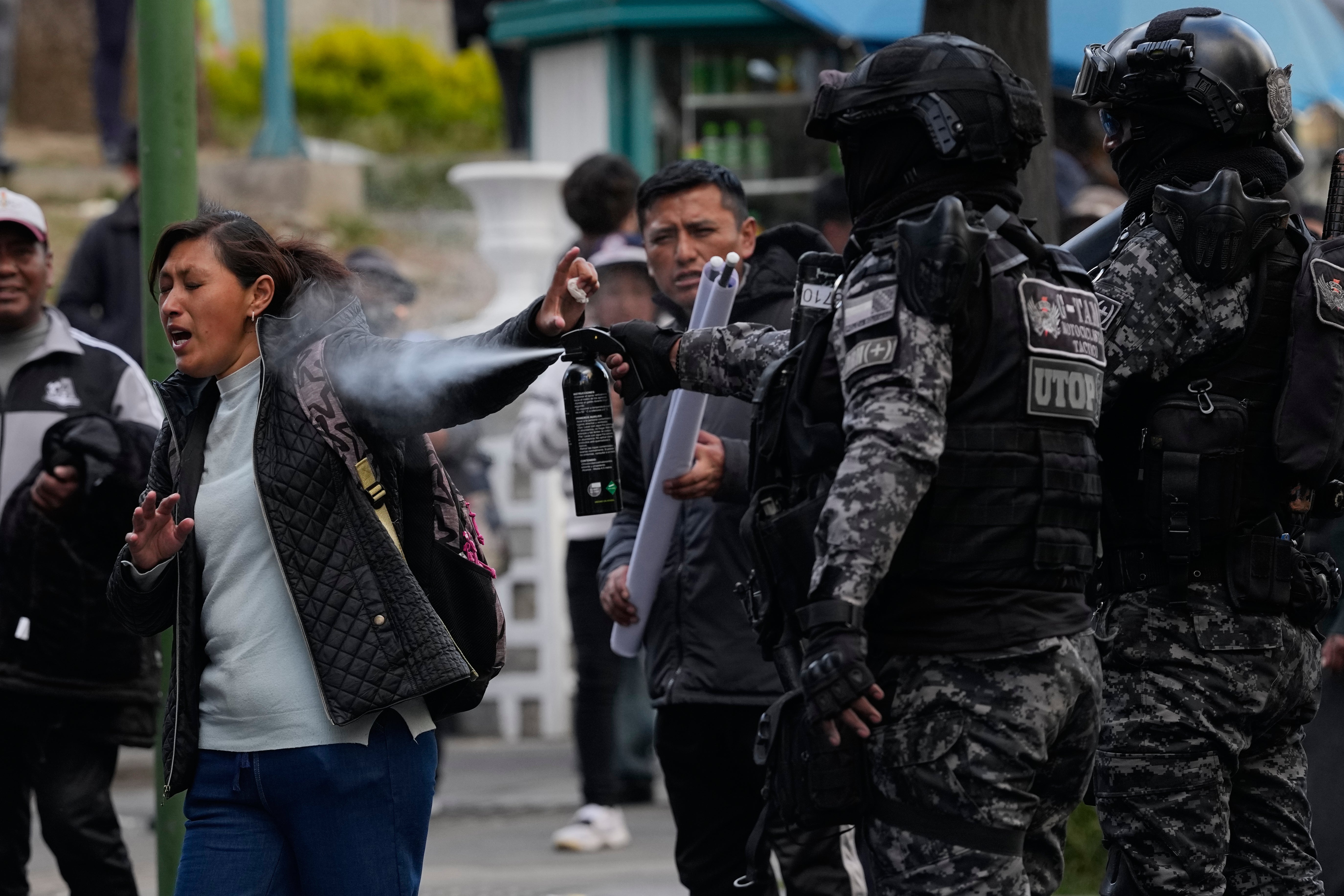 APTOPIX BOLIVIA-PROTESTA