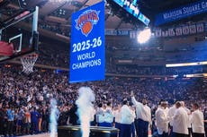 Knicks, campeones de la NBA, celebran 2 títulos en el Madison Square Garden