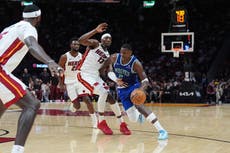 Anthony Edwards anota 45 puntos y Wolves aplastan al Heat 131-106 para arruinar debut de Giannis