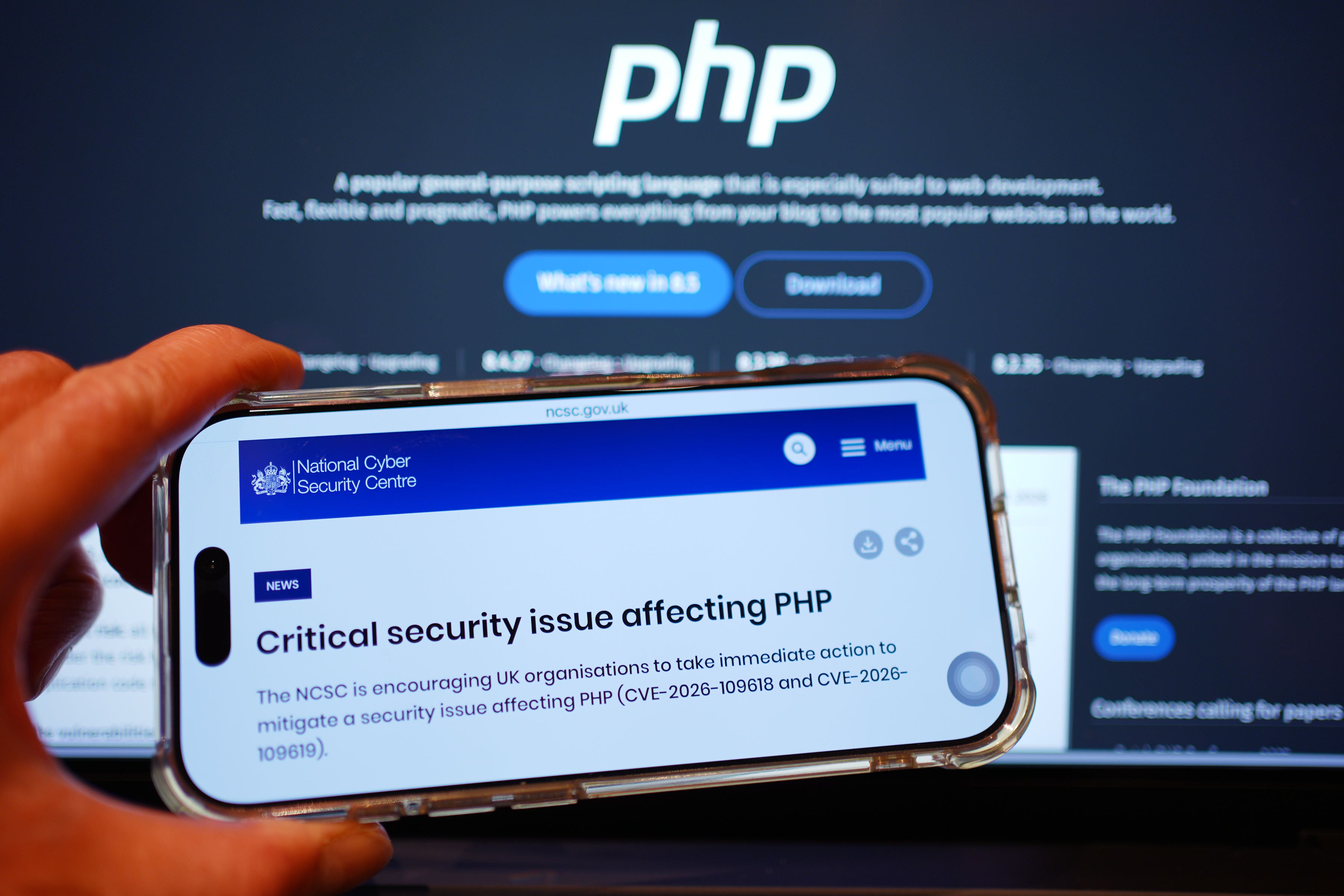 El Centro Nacional de Ciberseguridad alertó de un problema de seguridad crítico que afecta a PHP