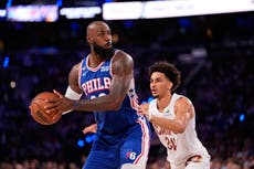 James, Embiid y Maxey impulsan remontada de 76ers de 29 puntos para vencer 114-106 a Cavs