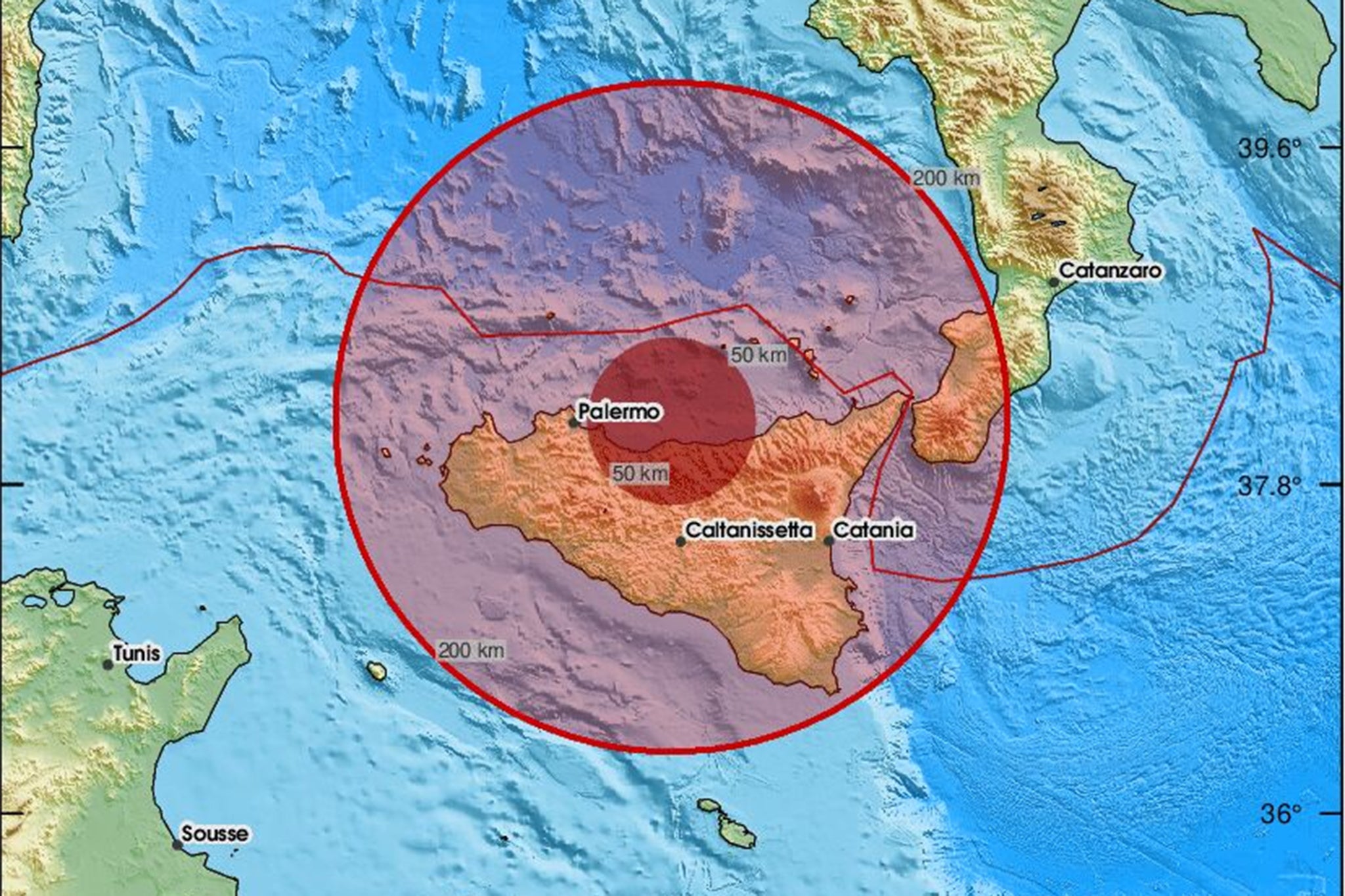 Italia emite alerta de tsunami tras 12 terremotos frente a sus costas