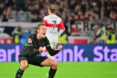 Gladbach corta racha sin triunfos en la Bundesliga y Torino hila 3ra victoria en la Serie A