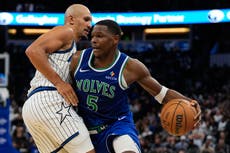 Pese a baja producción de Anthony Edwards, Timberwolves dominan rebotes y vencen 115-93 a Magic