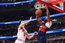 Young anota 25 puntos y Wizards resisten ante Wilson y Bulls para ganar 124-120