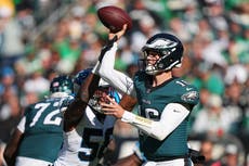 Eagles aún buscan salvar la corona de la NFC Este sin Hurts al recibir a Cowboys