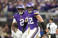 La defensa de Vikings frena a Daniel Jones y Colts en triunfo 16-10 para seguir invictos