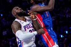Cunningham guía a los Pistons invictos con un 106-93 sobre los 76ers de LeBron