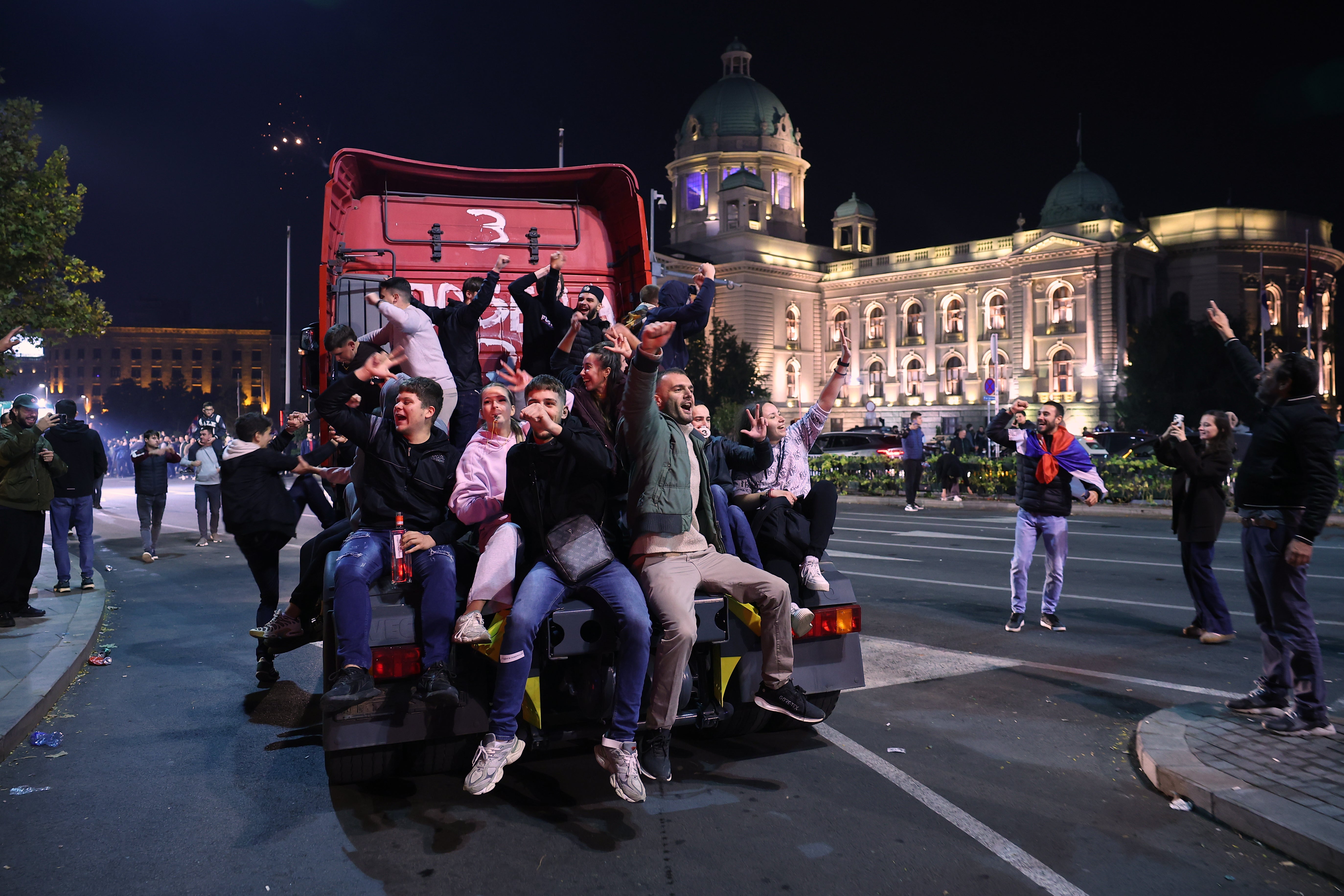 SERBIA-HUNGRÍA-MOVIMIENTOS JUVENILES