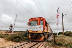 El tren de carga más largo de la historia está en Sudáfrica: esta es su longitud