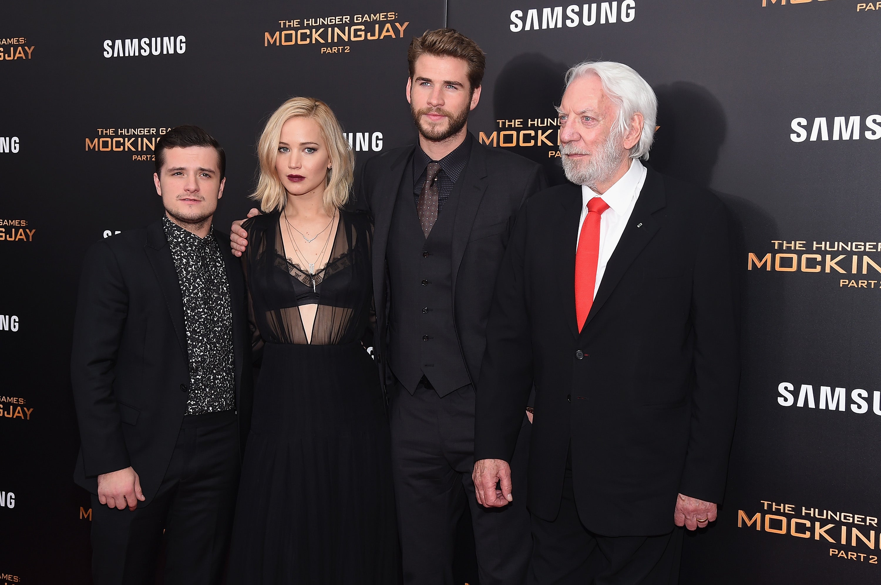 Josh Hutcherson, Jennifer Lawrence, Liam Hemsworth y Donald Sutherland protagonizaron la saga original de ‘Los juegos del hambre’