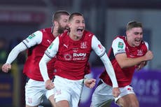 El Cod Army de Fleetwood aún celebra la gran sorpresa copera ante Arsenal