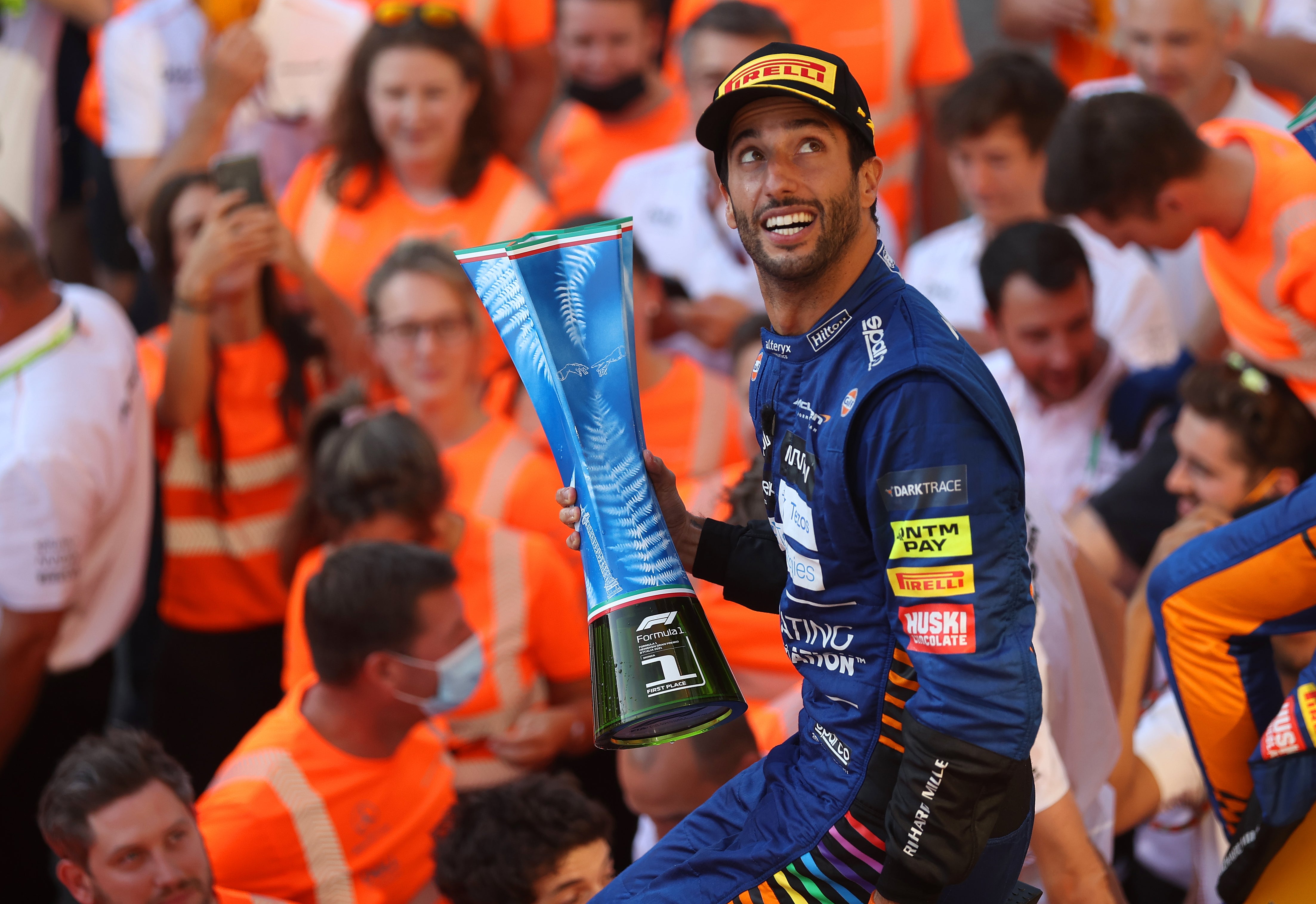 La última victoria de Daniel Ricciardo en un Gran Premio de Fórmula 1 fue en Monza, en 2021