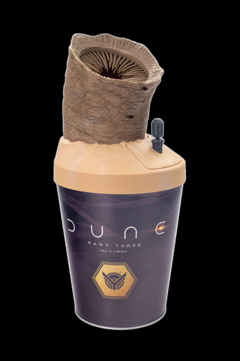 El cubo de palomitas Sandworm Thumper, inspirado en ‘Duna’, también estará entre los artículos coleccionables disponibles para el estreno de la película en diciembre
