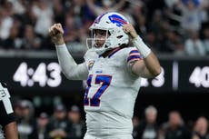 Allen y Bills reciben a Jackson y Ravens en duelo entre 2 potencias de la Americana