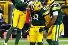 Jacobs dice que criticada celebración de touchdown con Packers se basó en canción góspel
