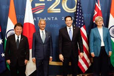 Cancilleres del G20 concluyen reunión en Atlanta sin consenso