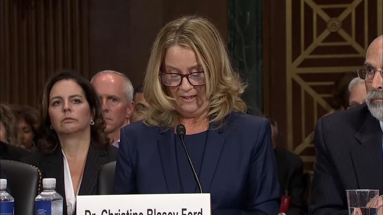La Dra. Christine Blasey Ford describe una supuesta agresión sexual de Brett Kavanaugh durante su audiencia de confirmación en 2018