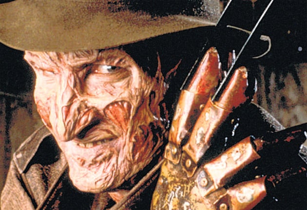 The suspect was dressed as the murderous villain from Nighmare on Elm Street, Freddy Krueger