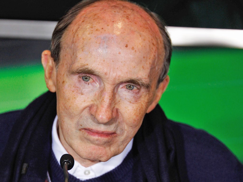Sir Frank Williams fundó al equipo en 1977 y ganó 16 campeonatos de la F1